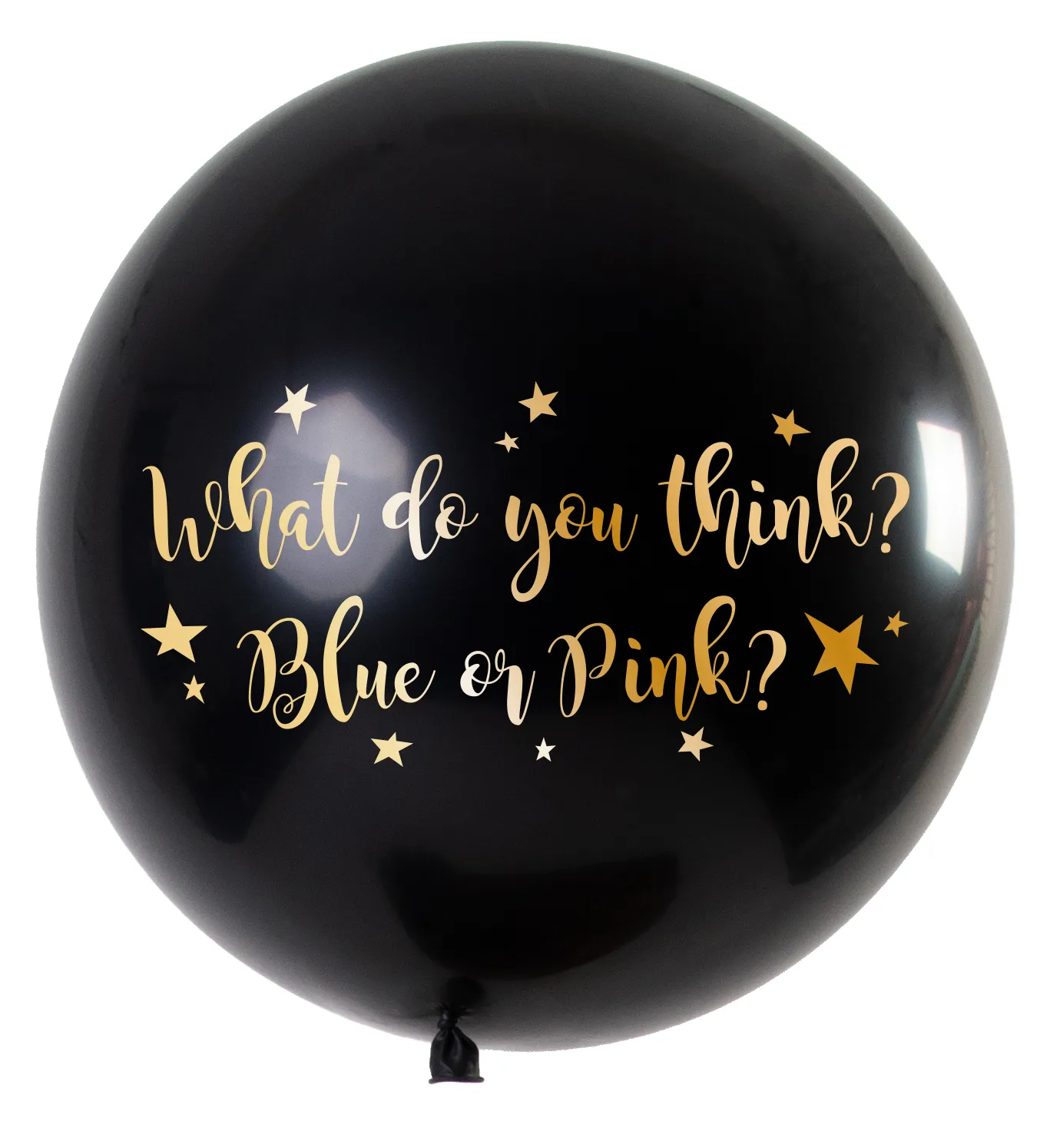 1 palloncino in lattice Blue o Pink Girl