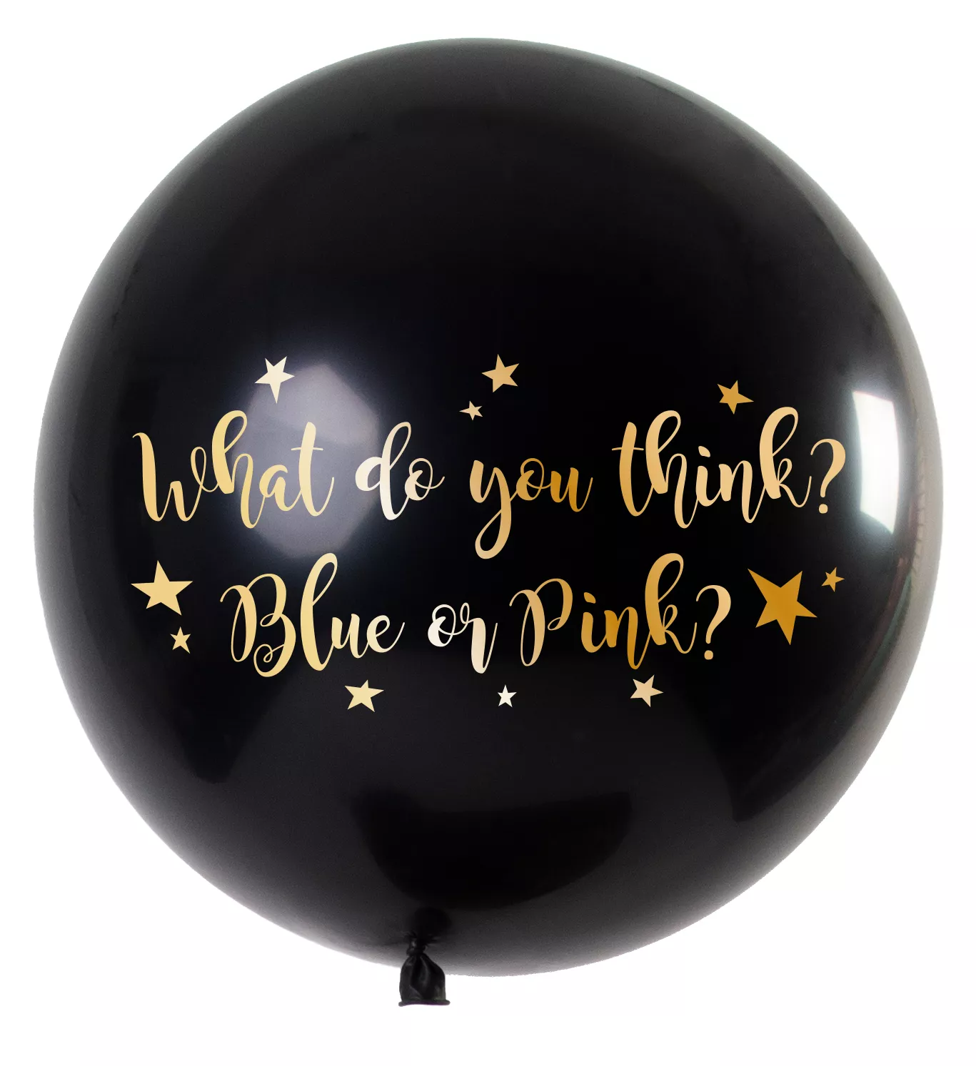 1 palloncino in lattice Blue o Pink Girl
